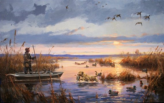 Caught in the Open by Luke Frazier, 2017