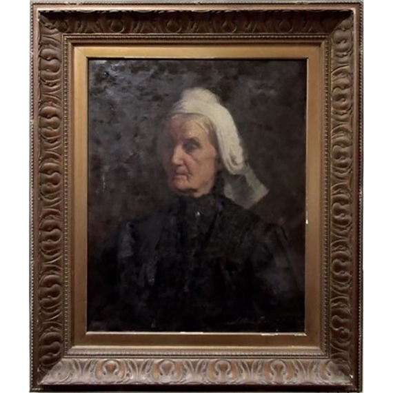 Portrait of an Elderly Woman by John Wycliffe Lowes Forster