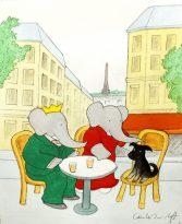 Laurent de Brunhoff: Babar’s Guide to Paris - Mary Ryan Gallery