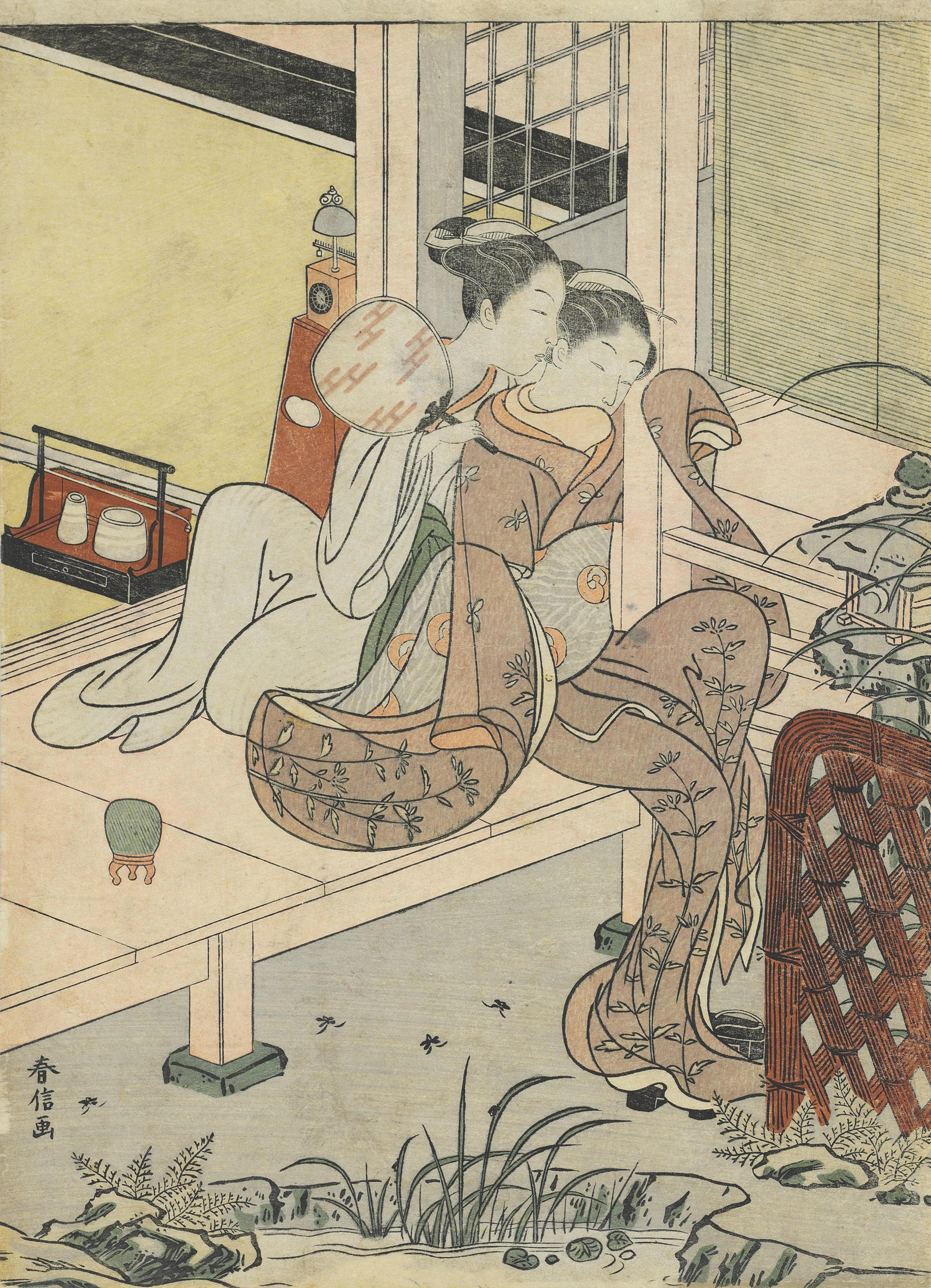 The Gossips by Harunobu Suzuki, circa 1767