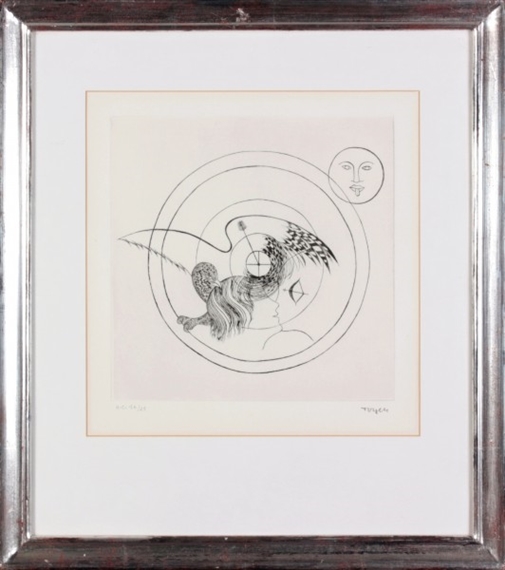 Shooting range by Toyen, 1973