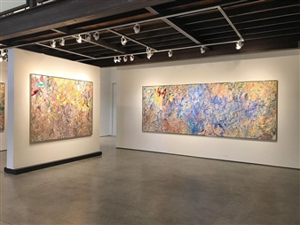 Larry Poons: Recent Paintings - Yares Art Gallery, Santa Fe