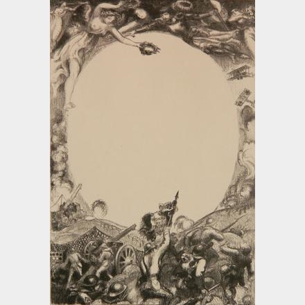 Citation a l'Order de l'Artillerie (Cailler 138) by Maurice Denis, 1917