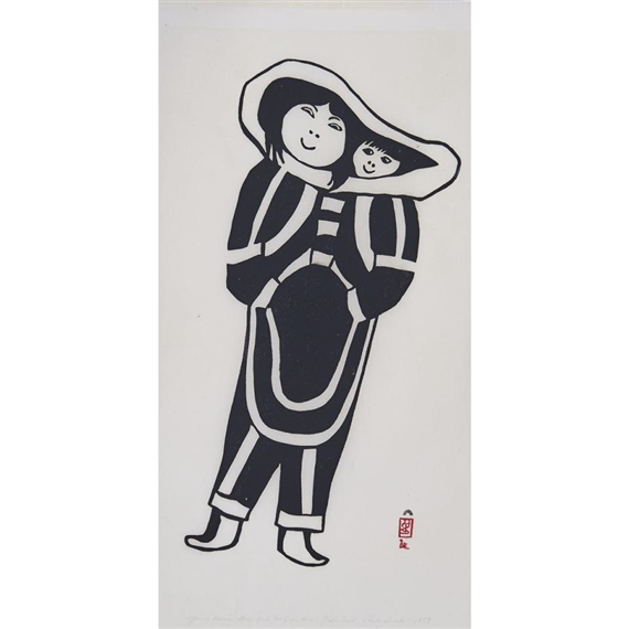 YOUNG WOMAN by Shekoaloak, 1959