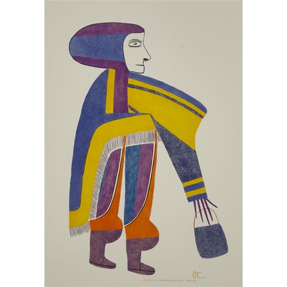 BIG WOMAN by Jessie Oonark, 1976