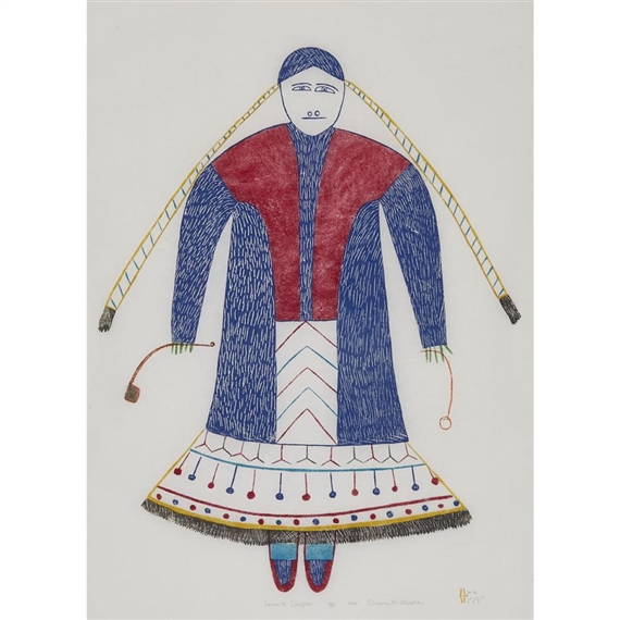 FAVOURITE DAUGHTER by Jessie Oonark, 1985