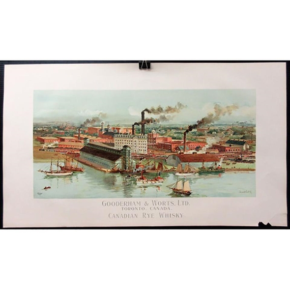 Gooderham & Worts Ltd, Toronto. Canada. Canadian Rye Whisky by Arthur H. Hider, Published 1890