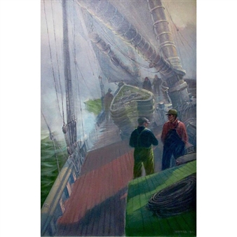 UNTITLED - FISHERMEN ON BOAT - Brent Homans