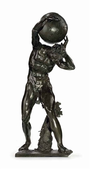 A Bacchic Figure Supporting the Globe - Adriaen de Vries