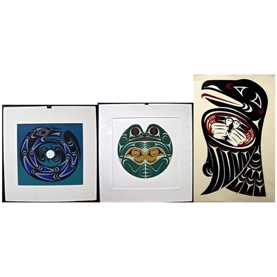 Susan A. Point | 3 WORKS, THE MOON AND THE WOLF; FROG AND BUTTERFLY ...