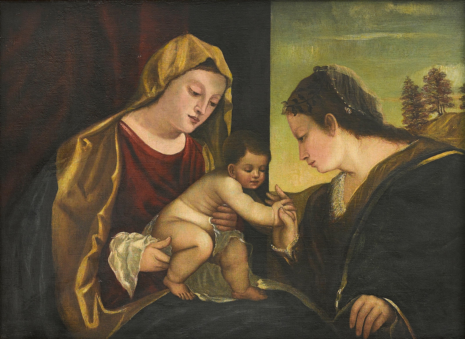 Titian | Madonna and Child with Saint Catherine of Alexandria | MutualArt