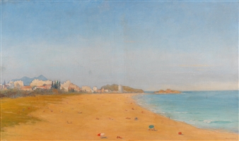 Rio de Janeiro, View of the Beach at Ipanema, with the Avenue Vieria Sonto Ipanema - Maria Retschek