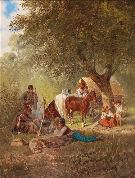 Midday Rest by Franz Quaglio, 1890