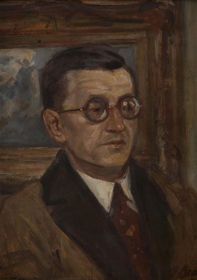 Portrait of Jozef Pankiewicz by Boleslaw Baake