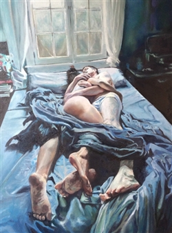 Kate Halsall: Sleeping Portraits - New Art Projects, London