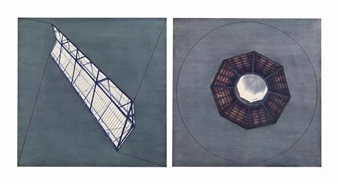 El Born Barcelona (Diptych) - Jan Dibbets