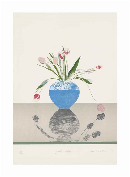 David Hockney | Pretty Tulips | MutualArt