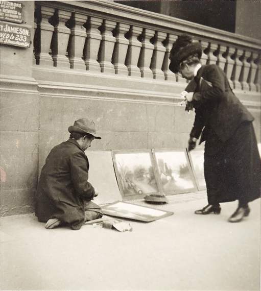 Pavement Artist by Harold Cazneaux