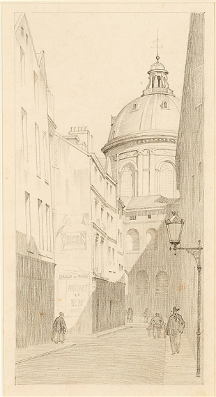 Rue de Seine by Douglas Robert Dundas, 1928