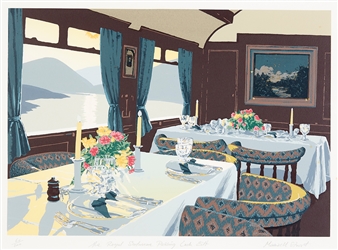 The Royal Scotsman Passing Loch Eilt - Joseph Maxwell Stuart