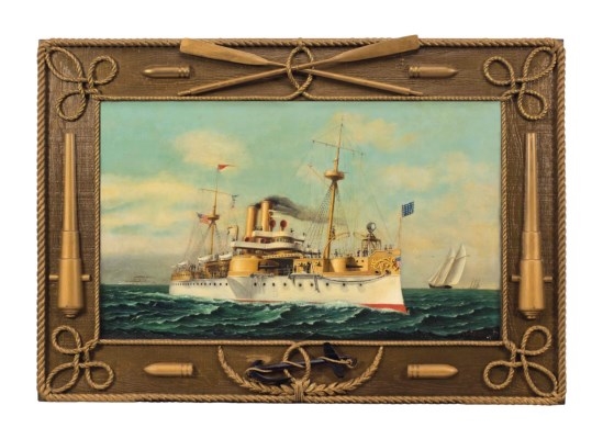 Artwork by Thomas F. Laycock, The Maine, Made of oil on canvas