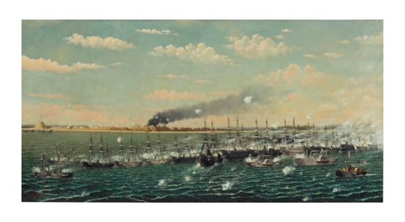 Bombardment of Fort Fisher - Thomas F. Laycock