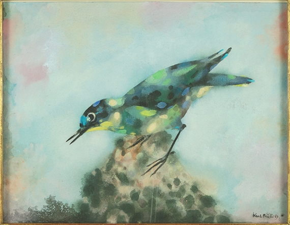 Karl Priebe | Large Bird on Stone | MutualArt