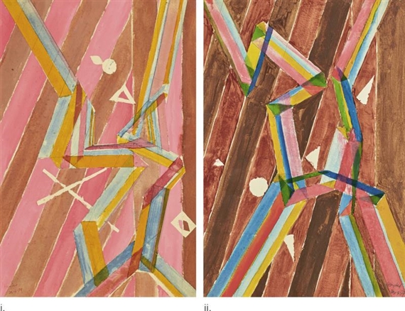 Stanley William Hayter | 2 WORKS, COMPOSITION II AND COMPOSITION III ...