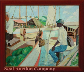 Lugger Loaded with Watermelons - Gideon Townsend Stanton