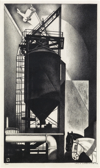 Tanks #1 by Louis Lozowick, 1929