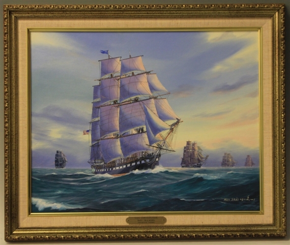 U.S.S. Constitution by Hans Skalagard