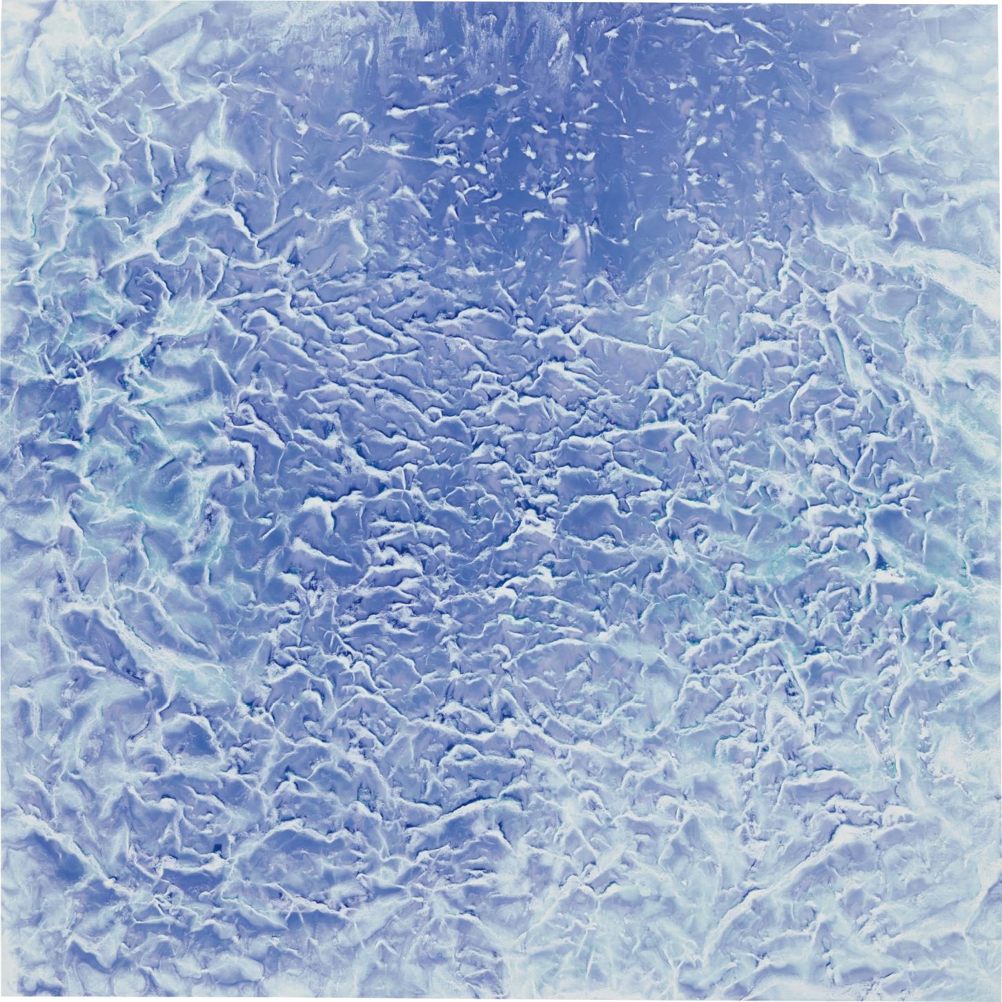 Artwork by Vicky Colombet, "Antarctica Series" #1361, Made of pigment, oil, alkyd, and wax on canvas