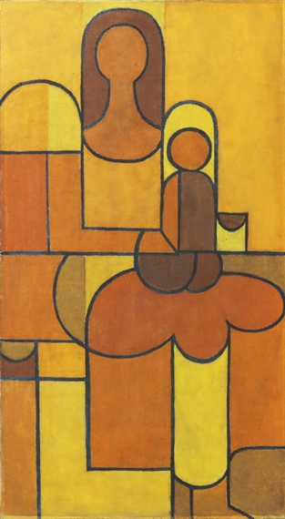 Mother and Child by Cenon Rivera, circa 1956