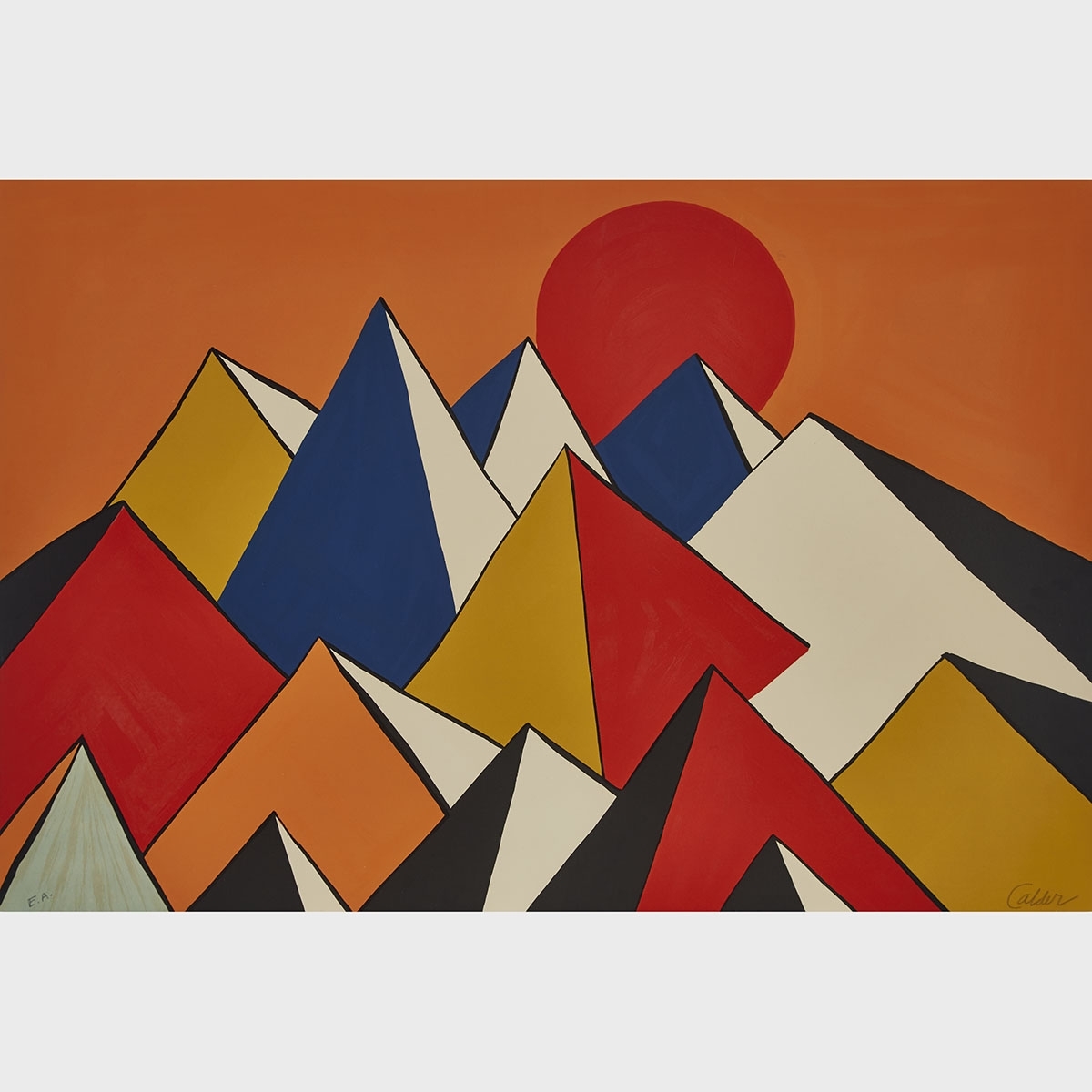 Alexander Calder | HOMAGE TO THE SUN (1973) | MutualArt