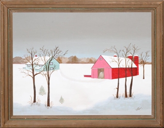 FARM IN WINTER - Carl Moyer