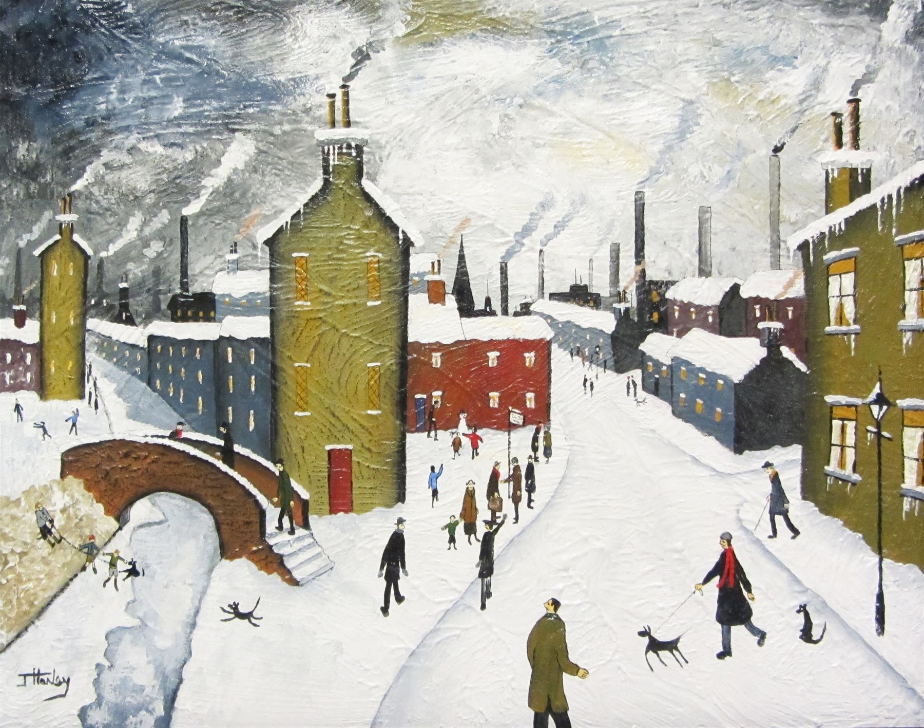 Hanley John Are The Buses Running 2016 MutualArt