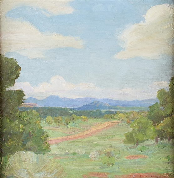 Old Trails Highway: Border N.M. + Arizona by Bert Phillips