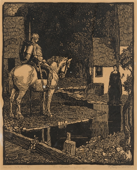 The Questing Knight by Mervyn Napier Waller