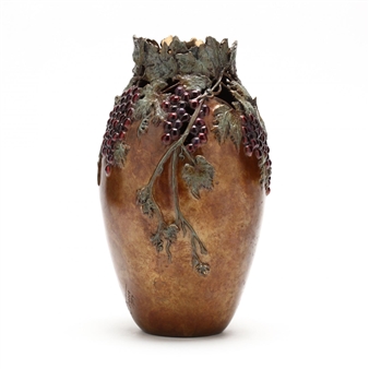 Vino Veritas I Bronze Sculptural Vase - Carol Alleman