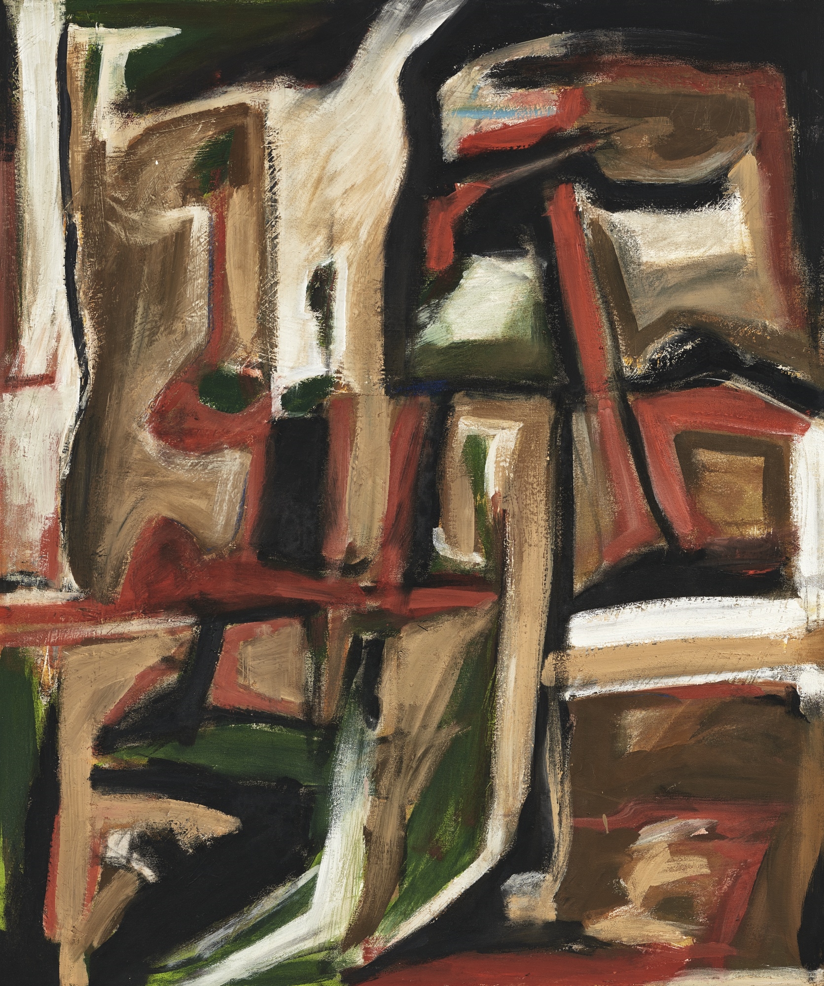 Artwork by Nik Abdul Aziz, VIHARA SEMAR SIRI NO. 5, Made of Oil on canvas