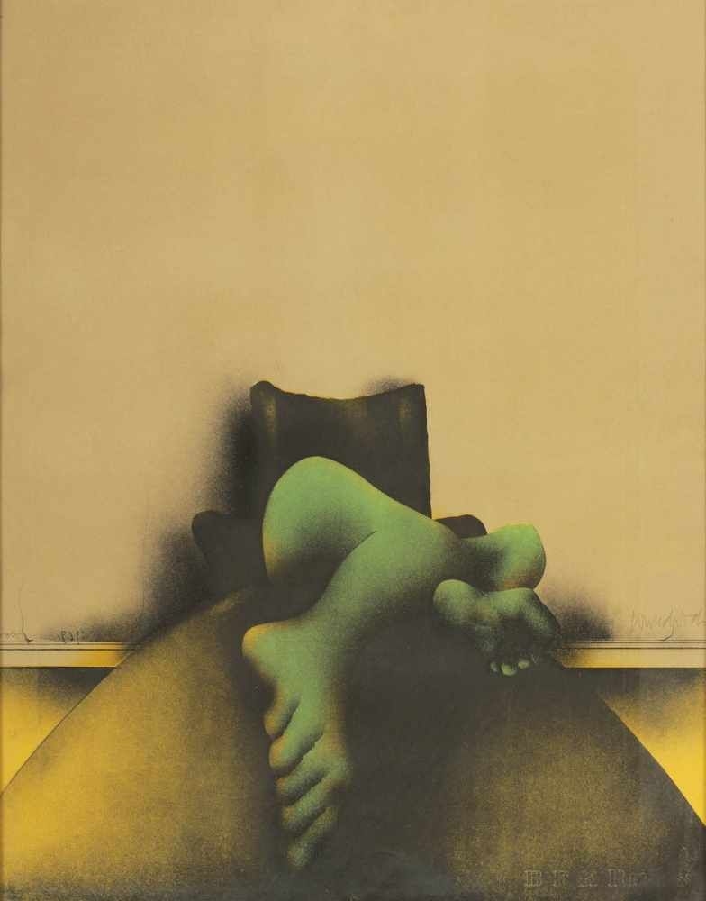 "Divan Divin" by Paul Wunderlich, 1969