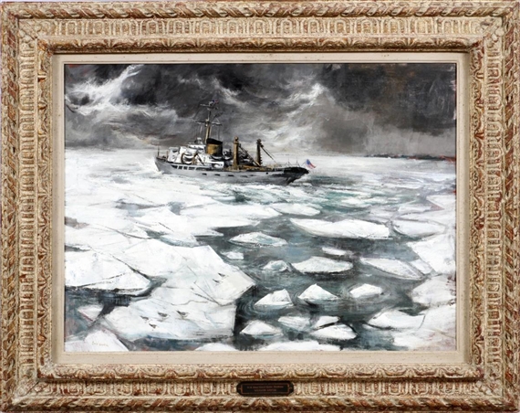 U.S. Coast Guard Cutter Mackinaw by Carlos Lopez, 1946