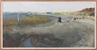 Beach in October - Muriel Streeter