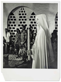 Two works: Audrey Hepburn as Sister Luke for the 1959 Warner Bros. production The Nun's Story, Belgian Congo, 1958 - Augusto Di Giovanni