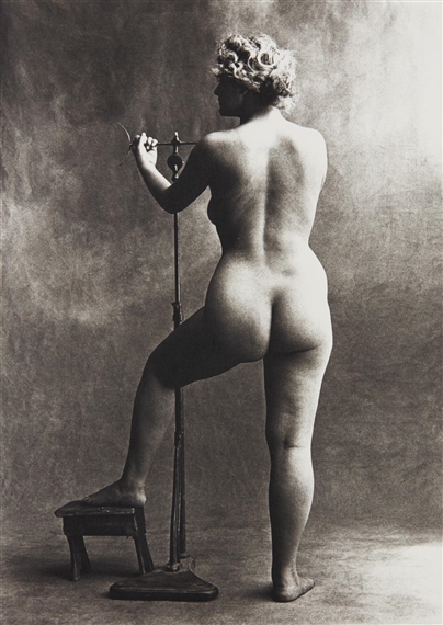 Sculptor's Model, Paris by Irving Penn, 1950,  printed 1976