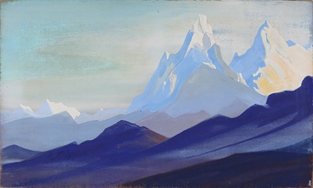 Artwork by Nicholas Roerich, Himalayas, Made of Tempera        on canvas
