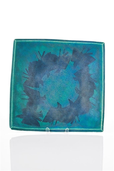 Square Platter by Hiroe Swen, 1994