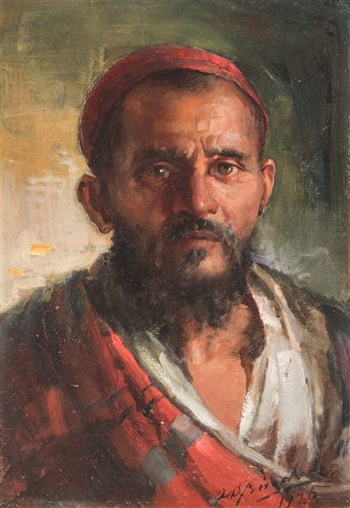 Portrait eines Mannes by Antonio Xavier Trindade, 1926