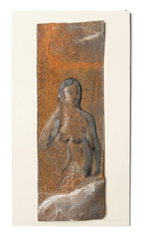 Knieender weiblicher Akt - Fritz J. Dold