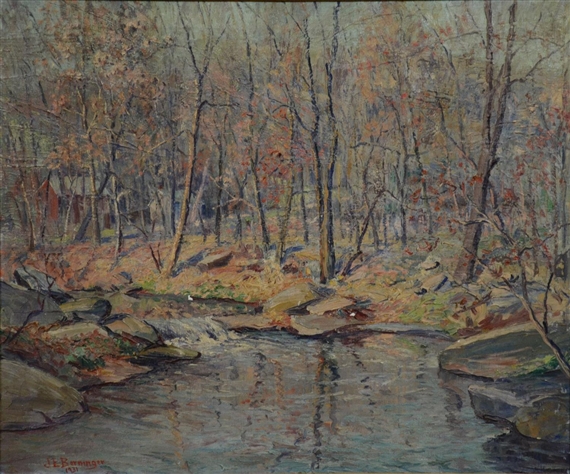 Pennsylvania impressionist landscape painting by John Emil Berninger